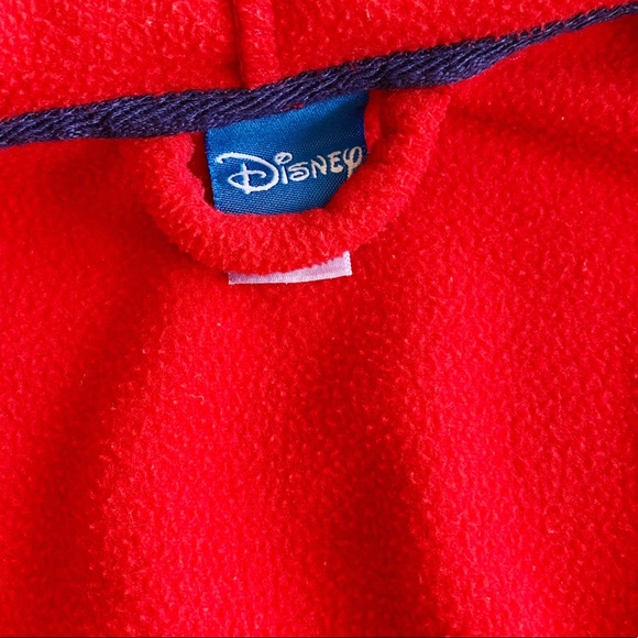 Disney 2T Mickey Mouse Cozy Fleece Hooded Robe - Picture 7 of 8